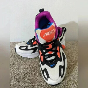 Nike Air Max 200‎ White Black Orange Purple Sneakers Shoes 4.5